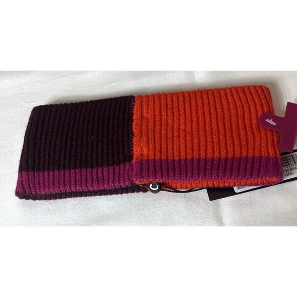 Circus by Sam Edelman 3pc Hat Headband Glove Set Sparkle Stripe Multicolor NWT - Picture 6 of 9
